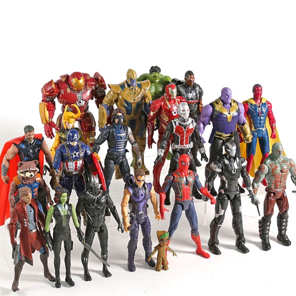 Boneco Vingadores Super Heróis Action Figures Articulado | Shopee Brasil