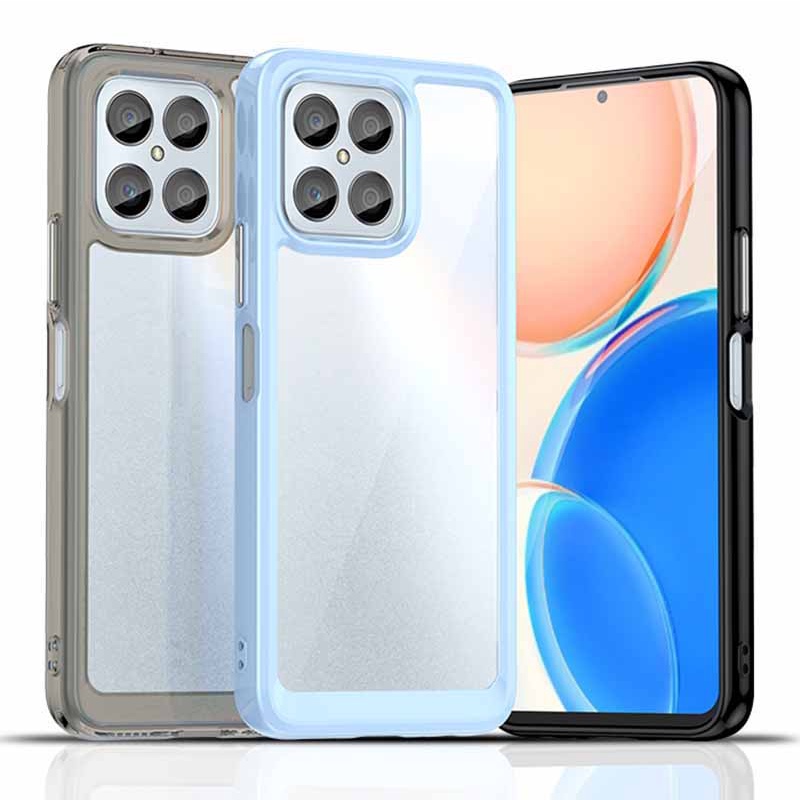 Cover Super Colorata per Honor X8a, Traslucido Silicone TPU Custodia