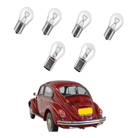 Kit Lampadas Lanterna Traseira Fusca 1500 - Fuscao