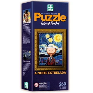 Puzzle Quebra-cabeça Noite Estrelada Luciano Martins 0581 - Nig Brinquedos