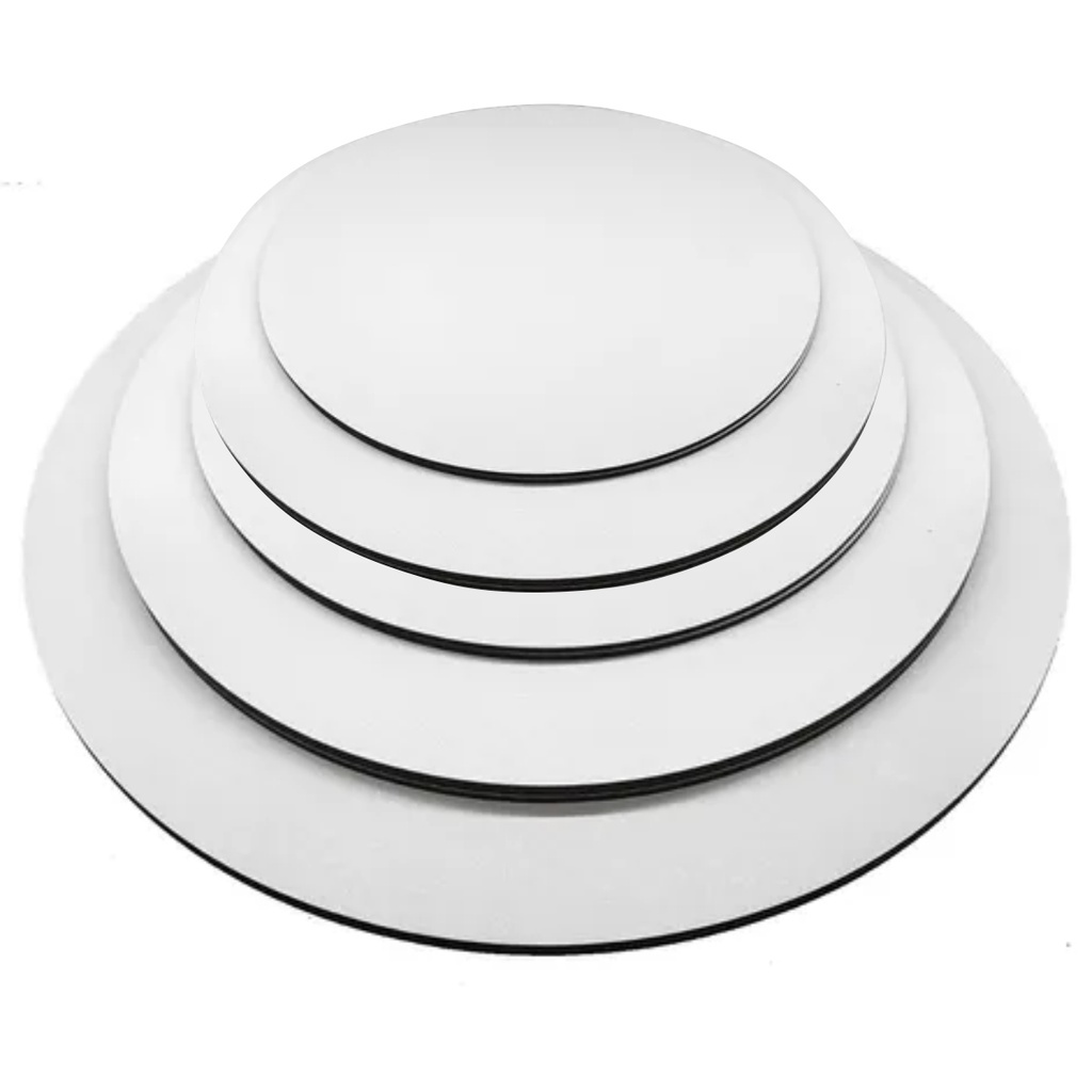 Cakeboard Redondo em Mdf 30cm 10Unid. Uno Tabuleiro