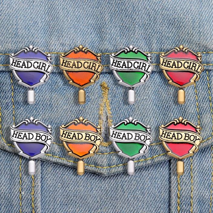 Escola De Filme Mágico Periférico Metal Crachá Harry Potter Comemorativo Presente Retro Broche Acessórios De Vestuário