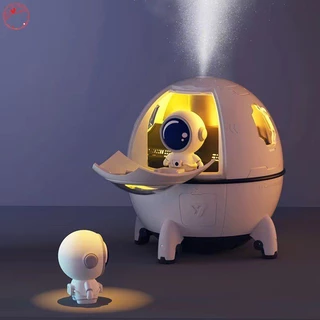 Novo Umidificador De Ar Astronauta 220ml Difusor De Óleo Essencial Ultrassônico Elétrico Luz LED Colorida Pulverizador De Névoa USB Presentes DGE