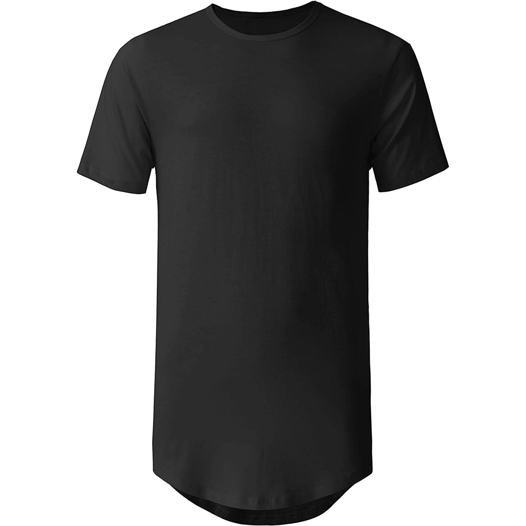 Camiseta Masculina Long Line Slim Fit Premium