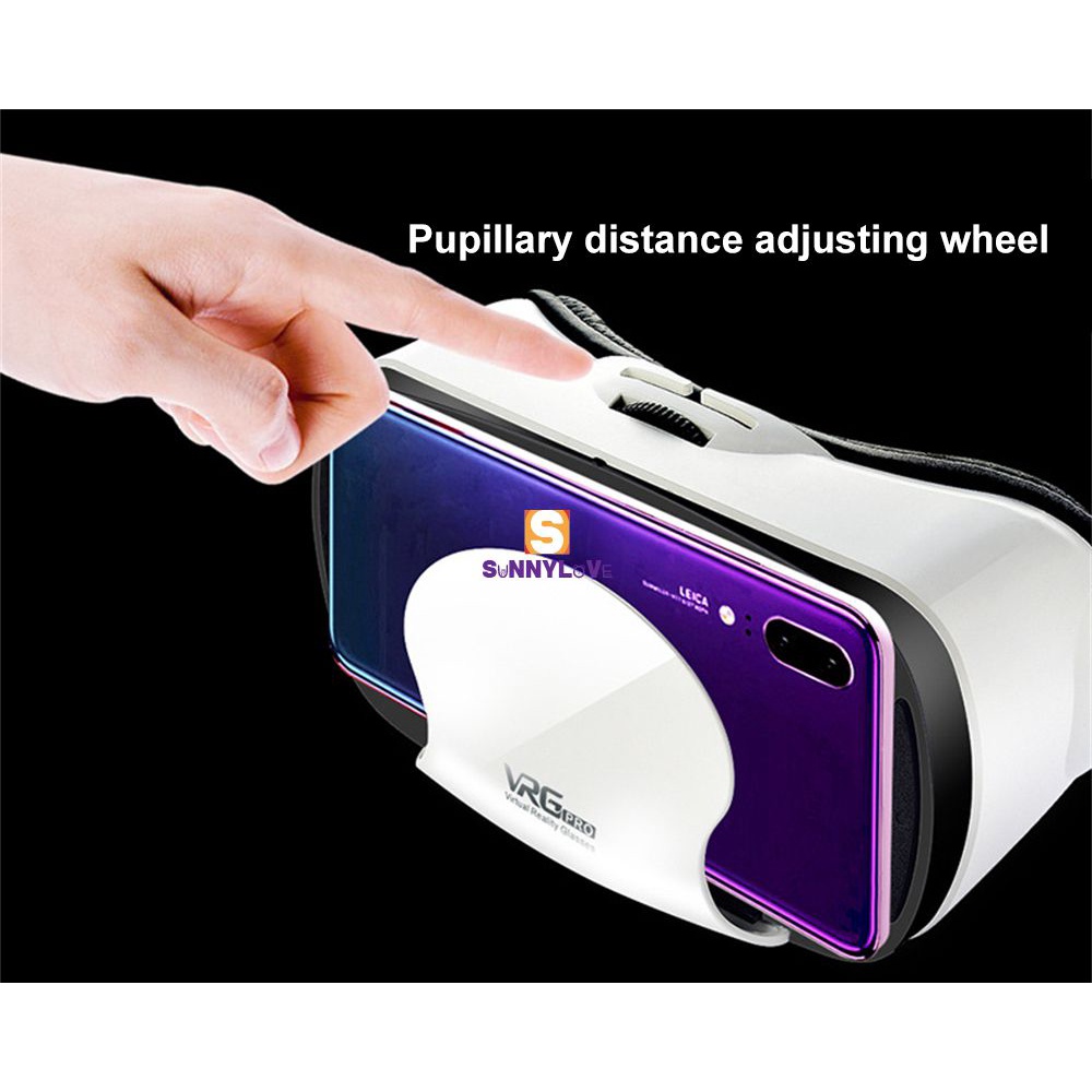 Fones de ouvido Vrg Pro 3d Vr Lens com controlador interno