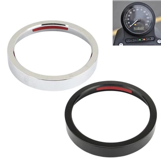 Velocímetro De Motocicleta Bezel Trim Ring Para Harley Sportster XL883 1200 X48 72 Preto/Cromo Baixo
