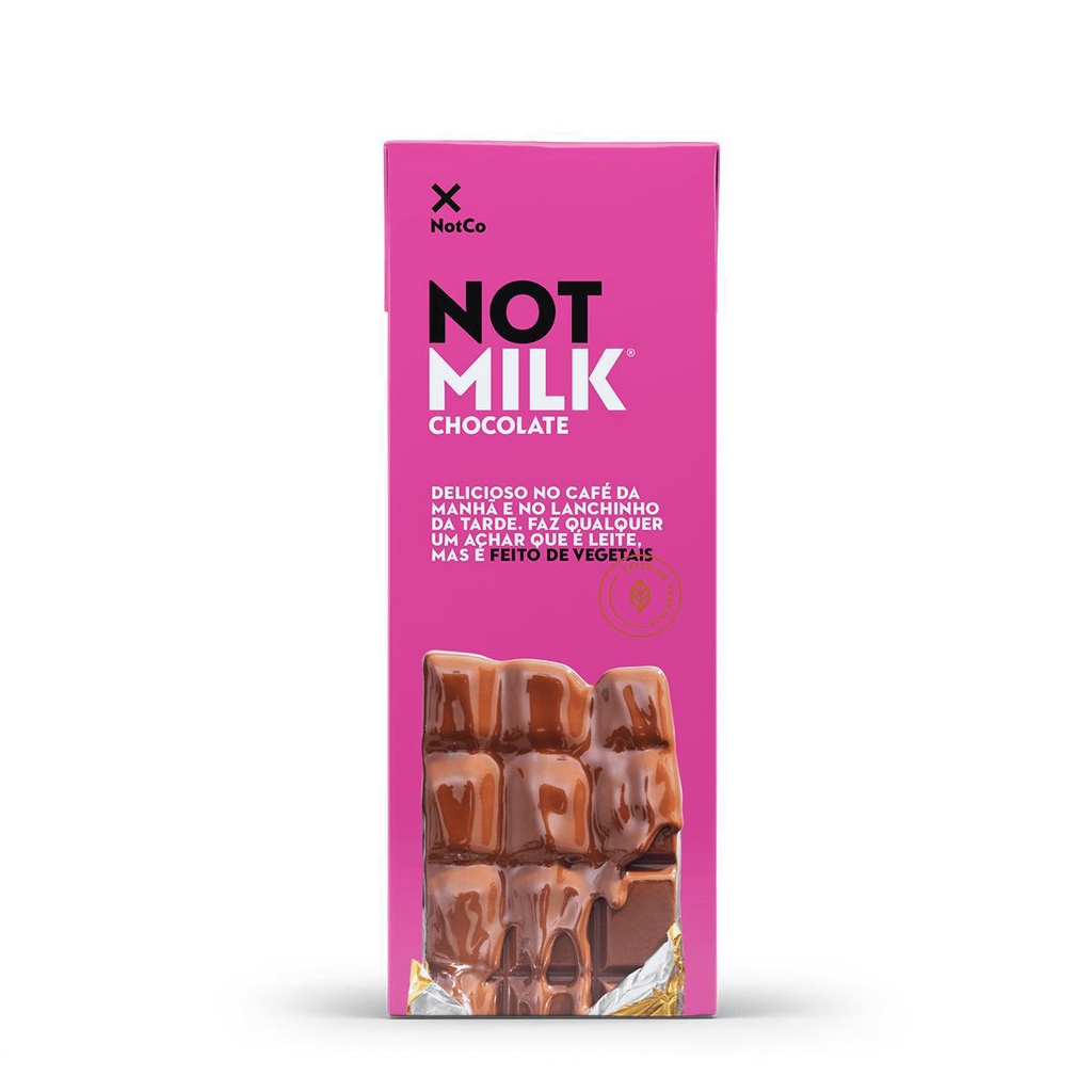 Leite vegetal sabor chocolate Not Milk 1L Shopee Brasil