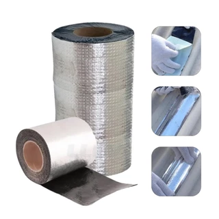 Manta Asfáltica Auto Adesiva Aluminizada 10cm x 10m
