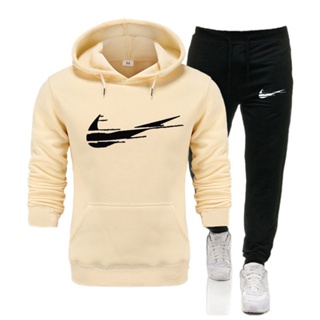 Exercício Masculino Nova Largura Conjunto De Camisola Casual Com Capuz
