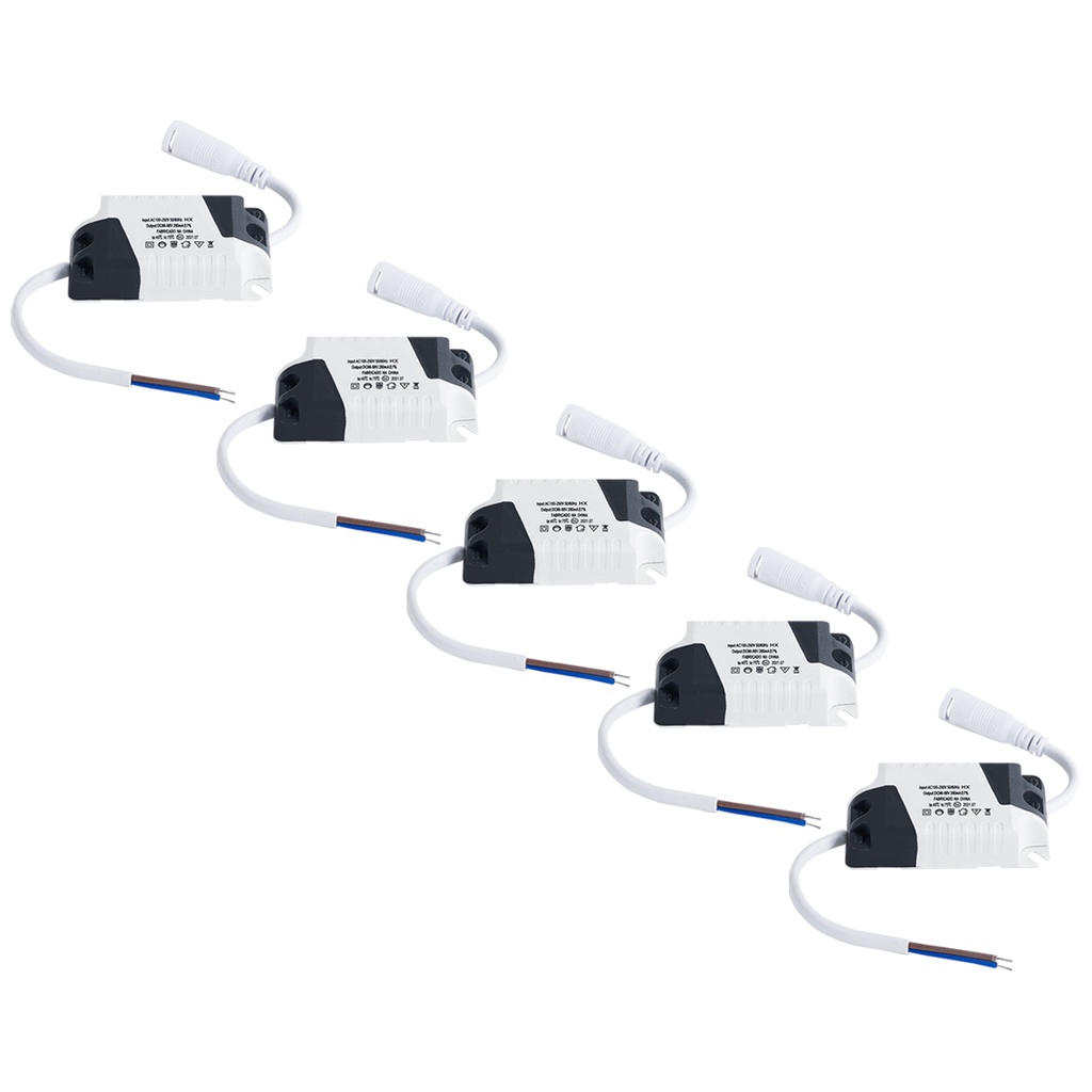 Kit 5 Reator Drive Fonte 18w-25w Plafon Painel Led Bivolt