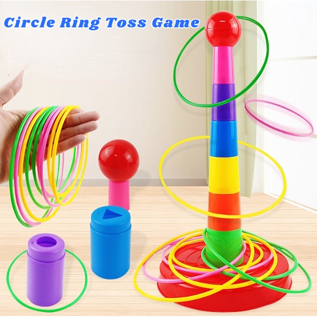 Jogo De Arremesso De Brinquedos Em Círculo Anel Ao Ar Livre Jogos Para Pais E Filhos De Crianças