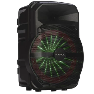 Caixa De Som Amplificada Bluetooth XC-710T TWS 300W potência Bluetooth 4hs Autonomia Bateria Polyvox