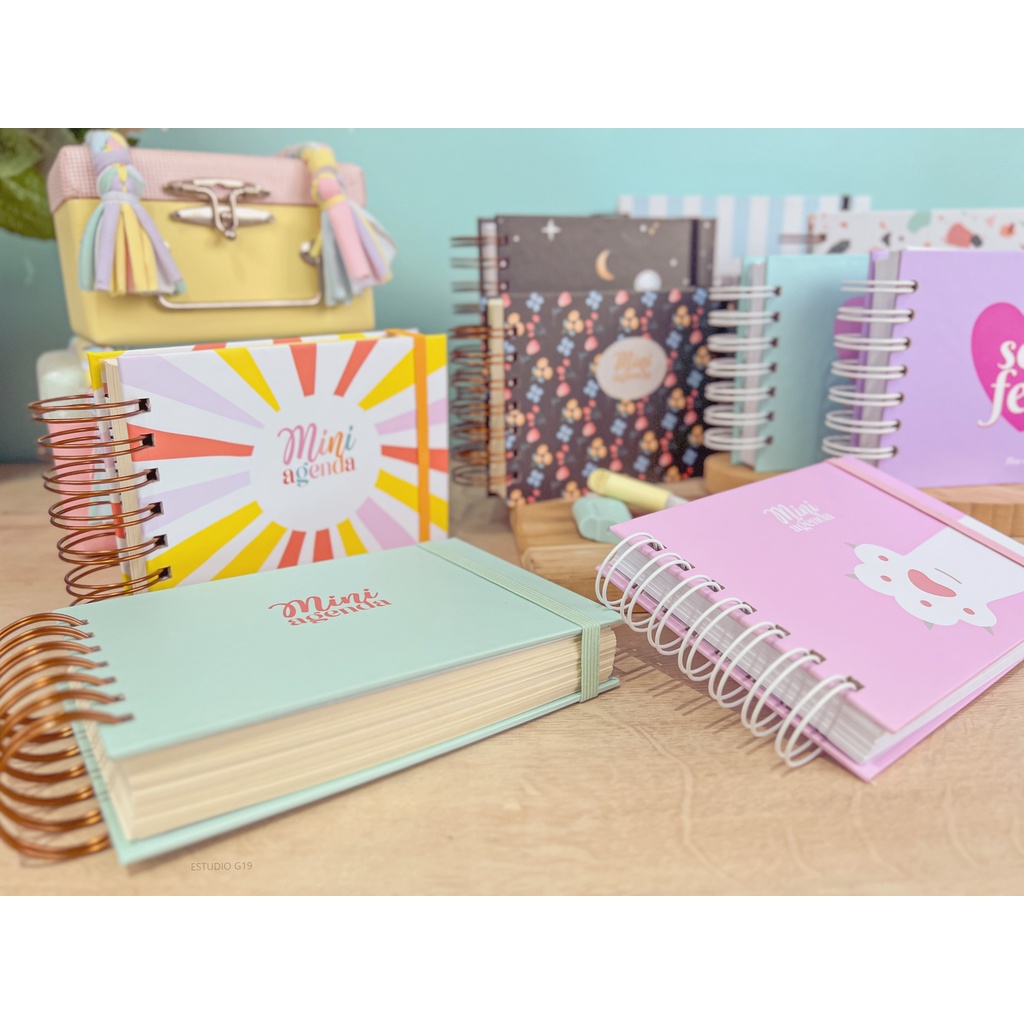 Mini Agenda Personalizada A6 Horizontal 1 Dia Por Página | Shopee Brasil