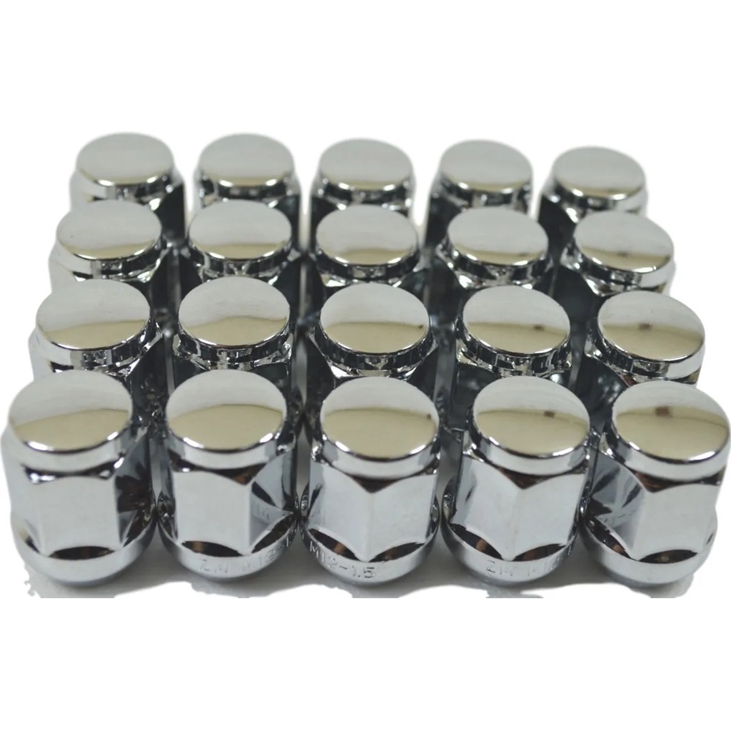 Kit 24 Porca Cromada Roda Gm S10 Todas