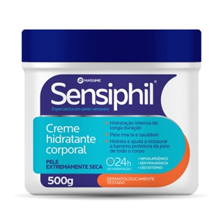 Sensiphil Creme Hidratante para peles extremamente secas 500g - Massime
