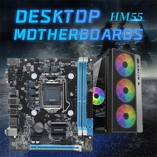 H55 Socket LGA 1156 Micro ATX Motherboard VGA DDR3 Canais Duplos para Intel LGA1156 Core I3 I5 I7 Xeon 3470 CPU Mainboard Intel Core i3-5xx/ i5-6xx/ i7-8xx/Xeon 34xx/Xeon X3480
