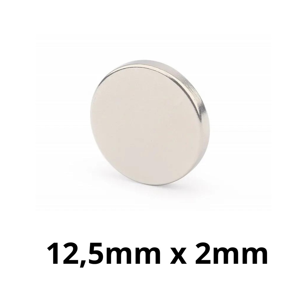 10 Magneti Al Neodimio Disco 7x7 Mm N40 - Forza 1,7 Kg, Nichelati, Potenti