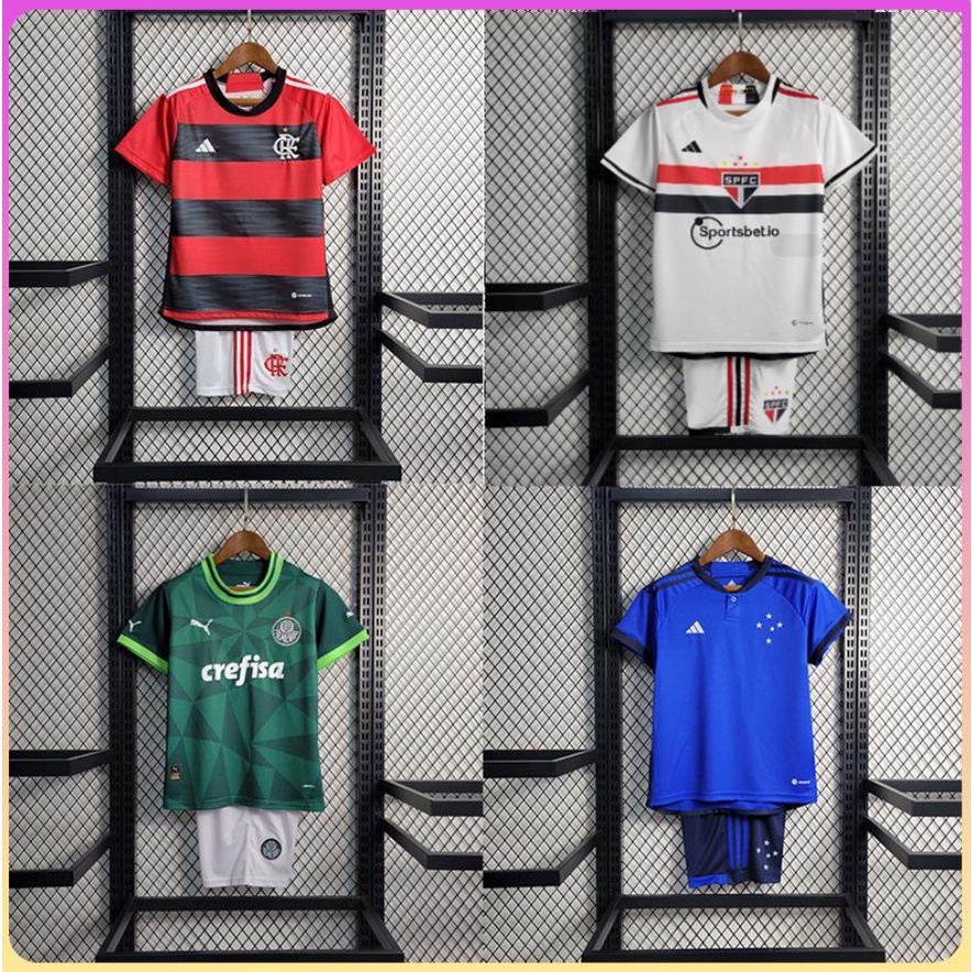 Conjunto infantil hot sale time futebol