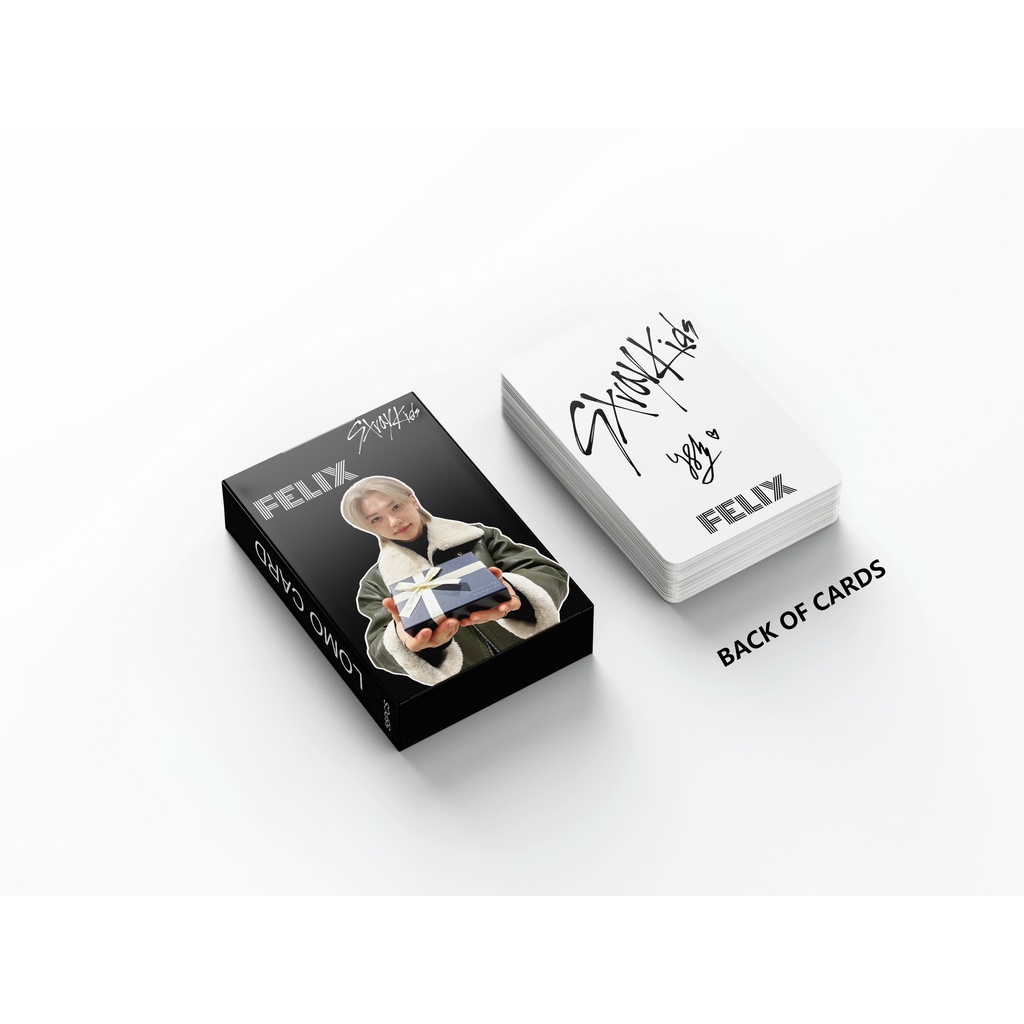 55 Pçs/Set Kpop Stray Kids Felix Solo Lomo Cartões Meninos