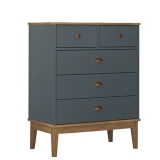Cômoda MovelBento MB1020 Colonial 5 Gavetas