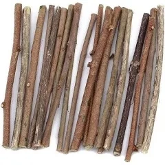 Kit 2 Galho Madeira Natural Artesanato Macramê Decoração - Rústico sem acabamento