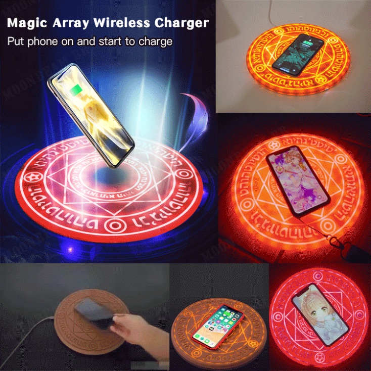 Mini Carregador Sem Fio Magic Array Para Carregamento Rápido