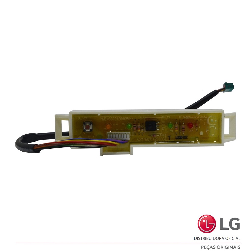 PLACA DISPLAY INTERFACE AR CONDICIONADO LG PT-UMC1 6870A90035H-1 ...