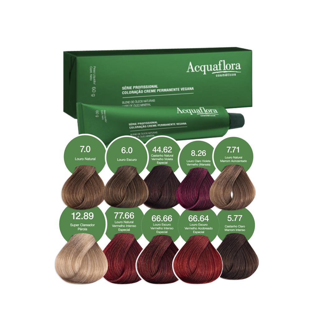 Coloracao Permanente Vegana Acquaflora 60g | Shopee Brasil