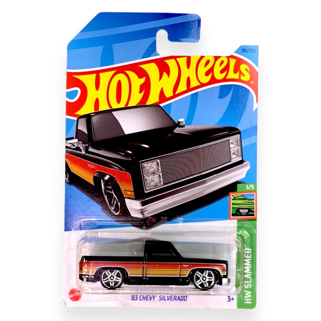Miniatura Hot Wheels '83 Chevy Silverado HW SLAMMED 1/5