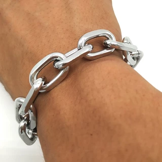 Hip-hop Corrente Espessa De Pulso Simples Para Homens Pulseiras Minimalistas Acessórios De Jóias Presentes De Festa bracelete masculino acessórios