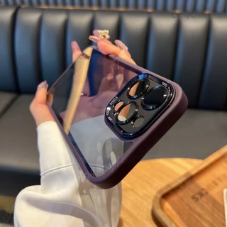 Olho De Águia Acrílico De Alta Transparência Estojo De Telefone Para iPhone 14 13 12 11 Pro Max , Rígido Tampa Traseira Anti-Queda