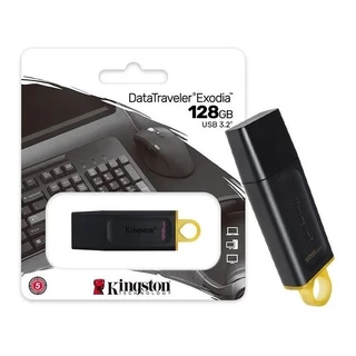 Pen Drive 128gb Kingston Datatraveler Exodia Usb 3.2 Gen 1