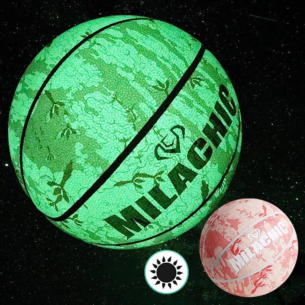 Colorido reflexivo bola de basquete falso couro do plutônio basquete  holográfica festa casa decoração ao ar livre jogo da noite do miúdo