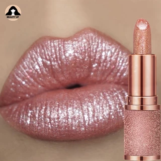Batom Brilho Glitter Mudança De Cor Imperatura Hidratação À Prova D'água Maquiagem Labial Fosca De Veludo De Longa Duração Vermelho Rosa Sexy em Oferta na Shopee