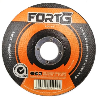 Disco de Corte Fino de Aço Inox 4.1/2 Pol. - 115 x 1.0 x 22m
