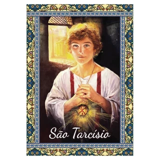10.000 Santinho São Tarcísio (oração no verso) - 7x10 cm
