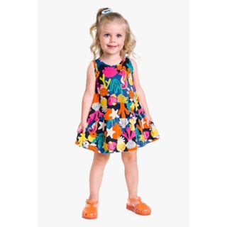 Vestido Momi em Algodão Xadrez - Pilili Moda Infantil