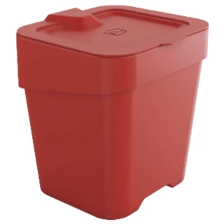 Lixeira de Pia Slim 2,5L UZ420-VM UZ Plástico Vermelho