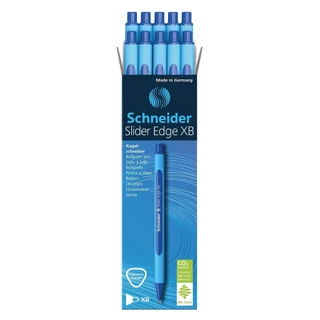Caneta Esferográfica Slider Edge XB Azul Caixa c/10 Unidades Schneider