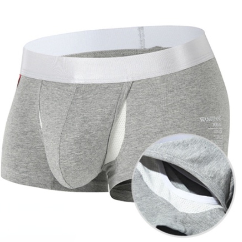 Homens de alta qualidade Design U-Convex Design de alta qualidade Moda Moda Juvenil Respirável Cor Sólida Separação Interna Confortável 1051-TKC