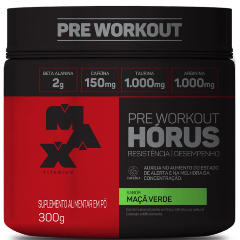 Pré Treino Horus 300g - Max Titanium