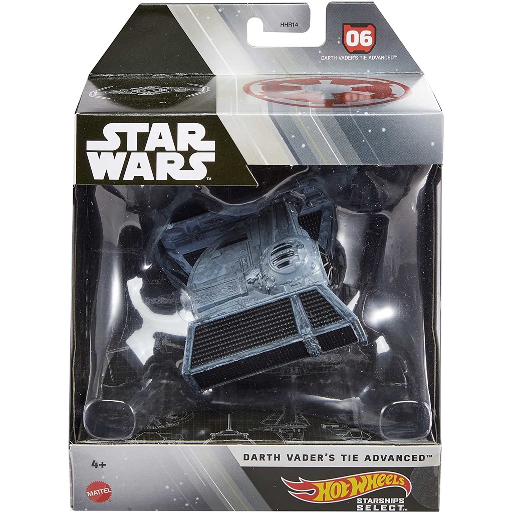 Hot Wheels - Darth Vader's Tie Advanced - Star Wars Starship