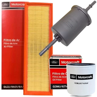 Kit Filtros Premium Ka Fiesta Premium Ecosport Zetec Rocam - G3MJ6714AA KL420 GU2J9601BA