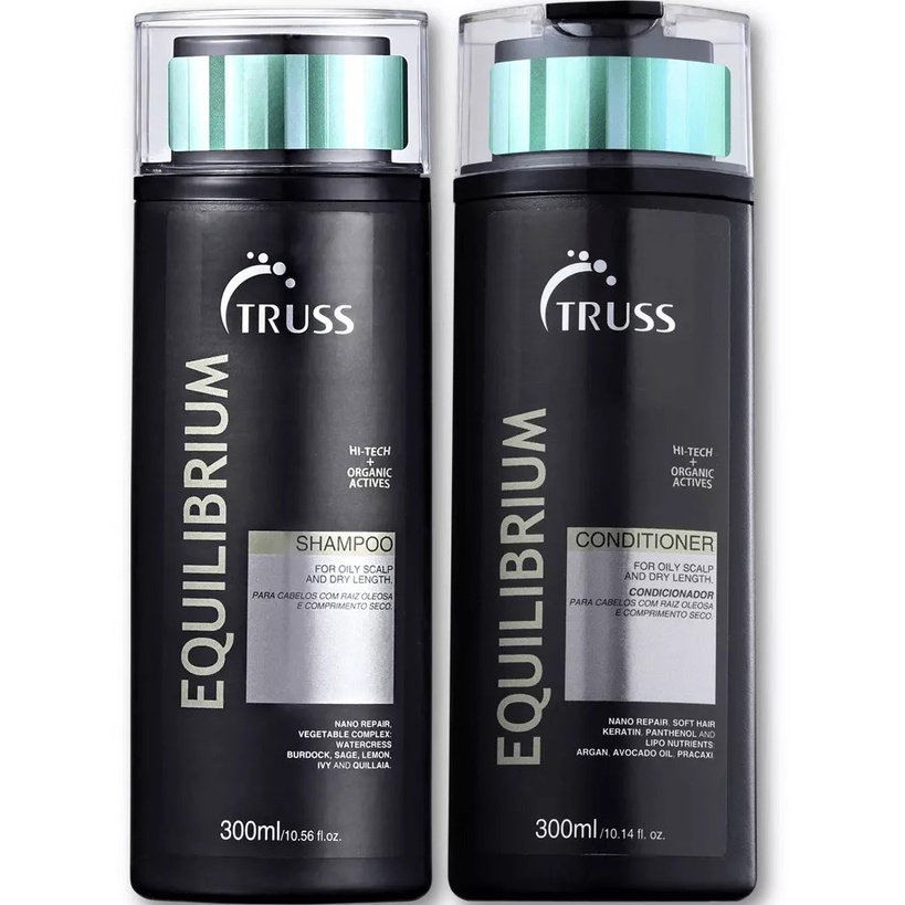 Truss Kit Equilibrium Shampoo + Condicionador 300ml