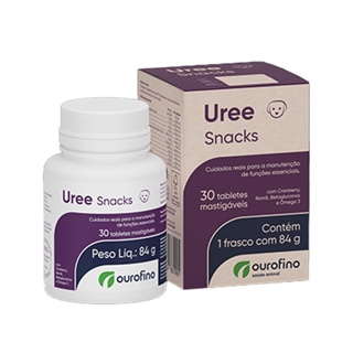 Suplemento Alimentar Para Cães Uree Snacks Ouro Fino 84g