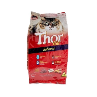 Ração Thor Cat Sabores Premium 1Kg - Matsuda Pet