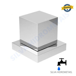 Acabamento Quadrado Registro Pressão 100% metal Padrão Deca