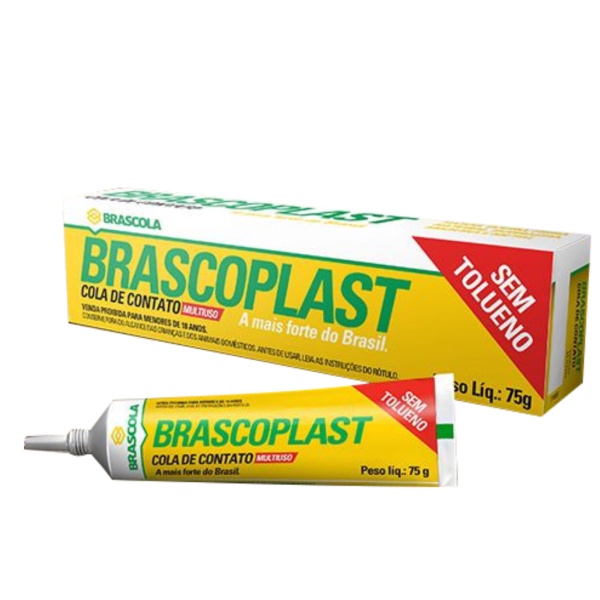 Cola de contato Multiuso Brascola Bracoplast 75g