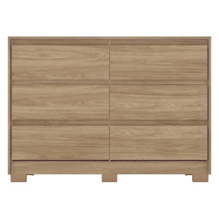 Cômoda Henn D737 Ravena 6 Gavetas 93x129,5x48cm