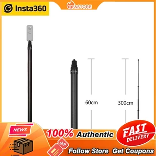 Pau De Selfie Invisível De Fibra De Carbono Ultra-Long 3m Para Insta360 One X2 / One R / One X